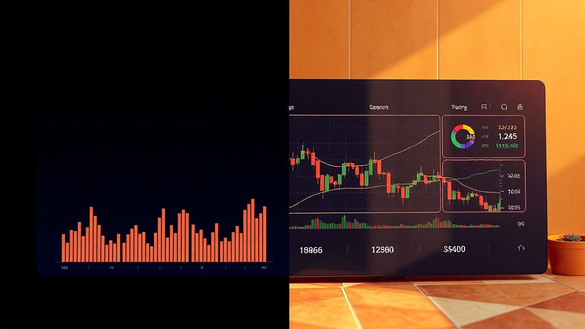Panel de trading algorítmico de Zonvexs con datos en tiempo real